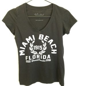 Miami beach florida 1915 short sleeve tee-shirt